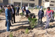 گزارش تصویری مراسم روز درخت کاری و تقدیر از نیروهای باغبانی دانشگاه